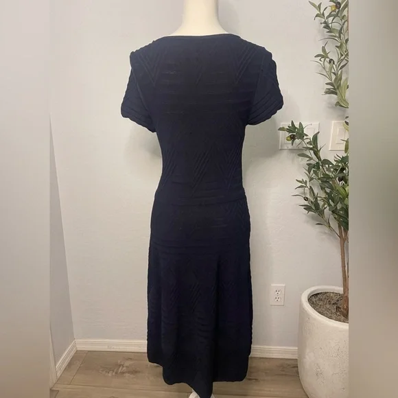 Navy Blue Talbots Dress - Picture 4 of 5